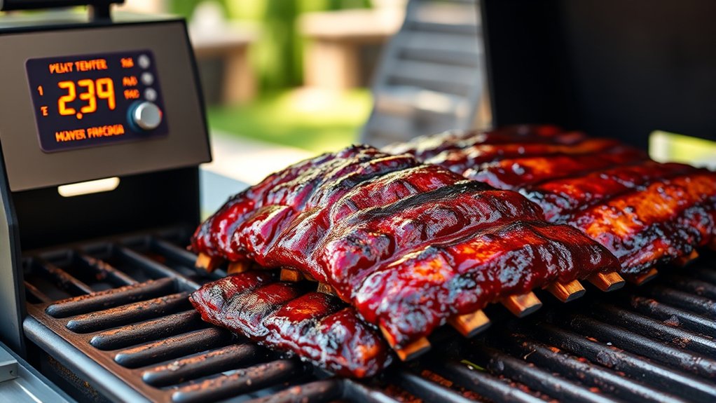 adjust grill for ribs