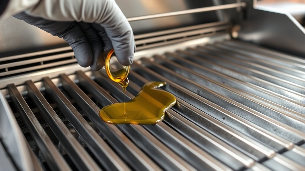 apply oil for protection