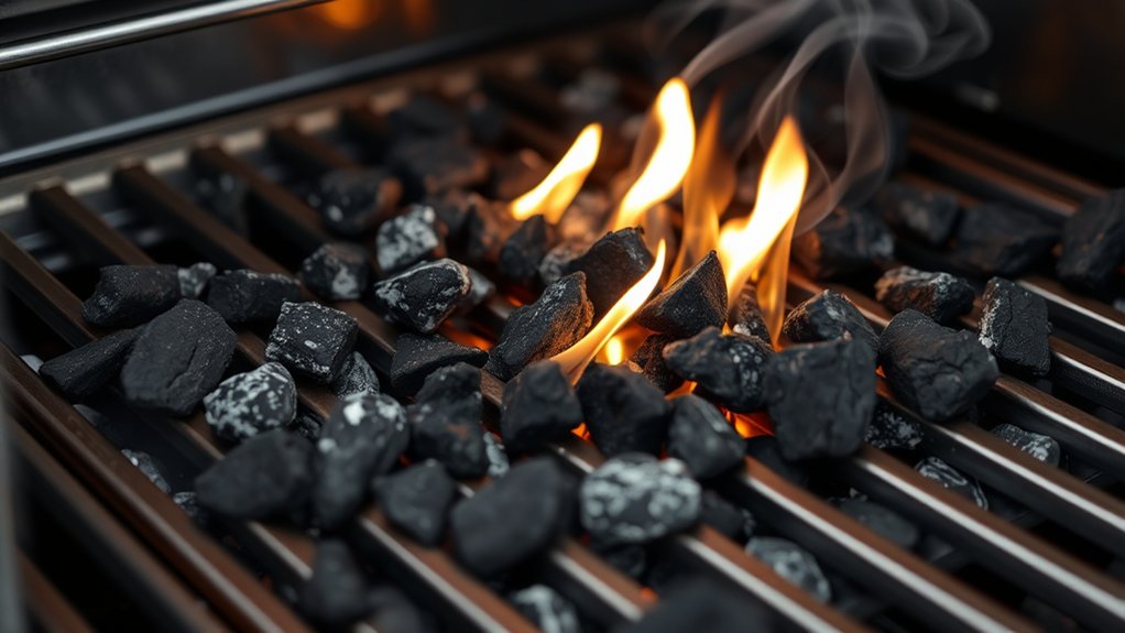avoid charcoal in gas grills