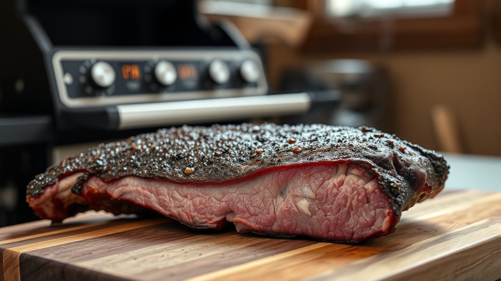 brisket size affects smoke time