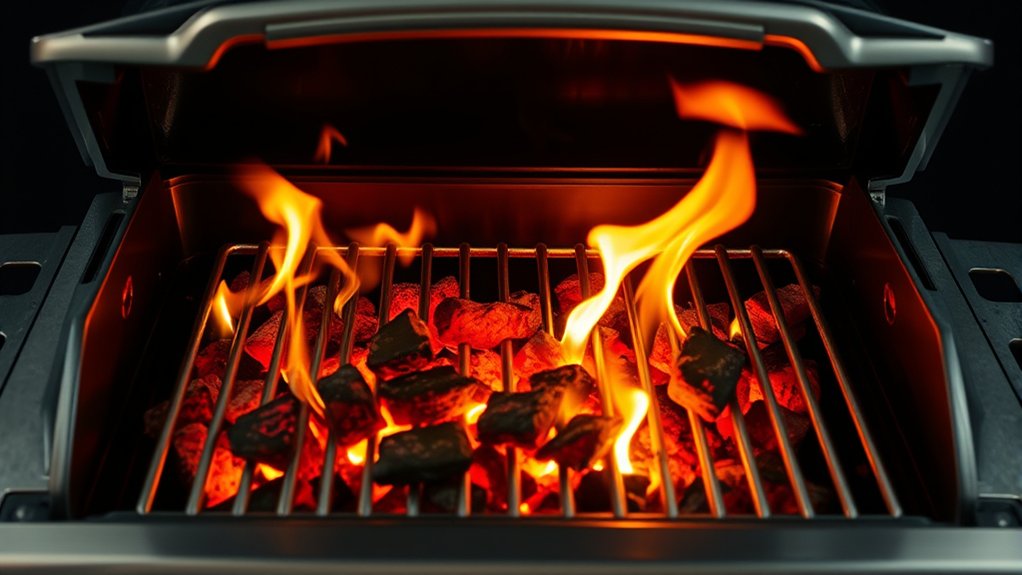charcoal alters grill performance