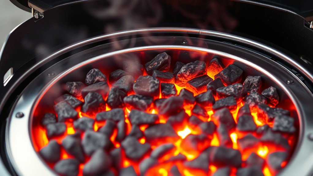 charcoal safety in gas grills