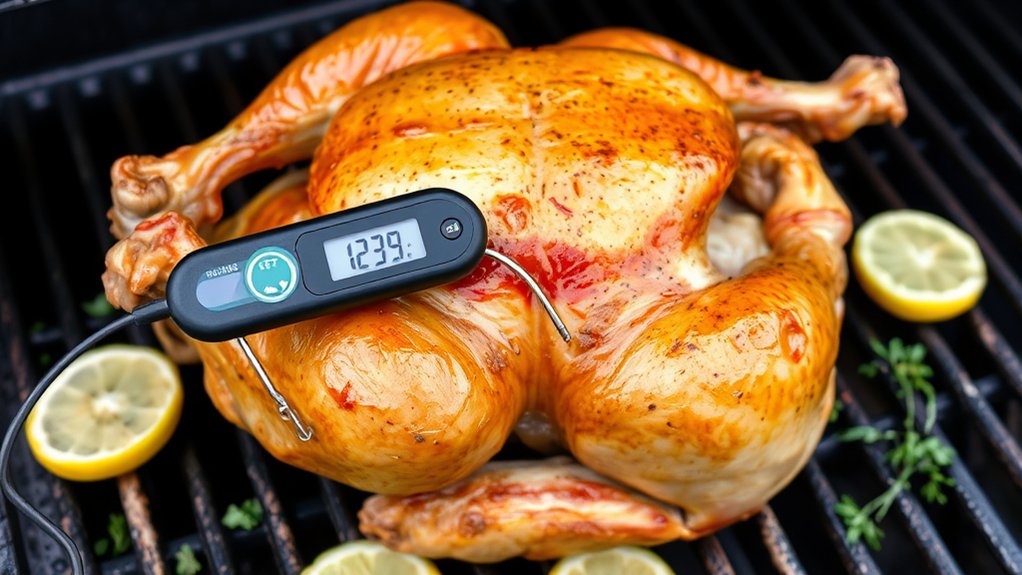 check chicken with thermometer
