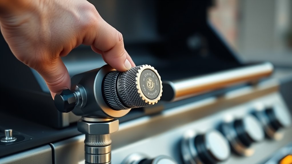 check gas supply connection