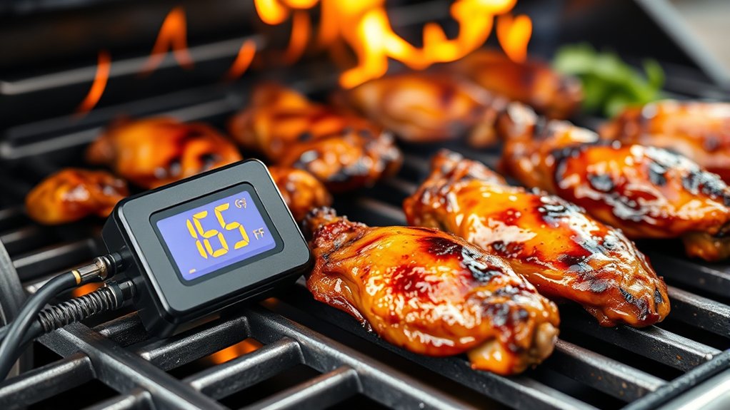 check internal chicken temperature