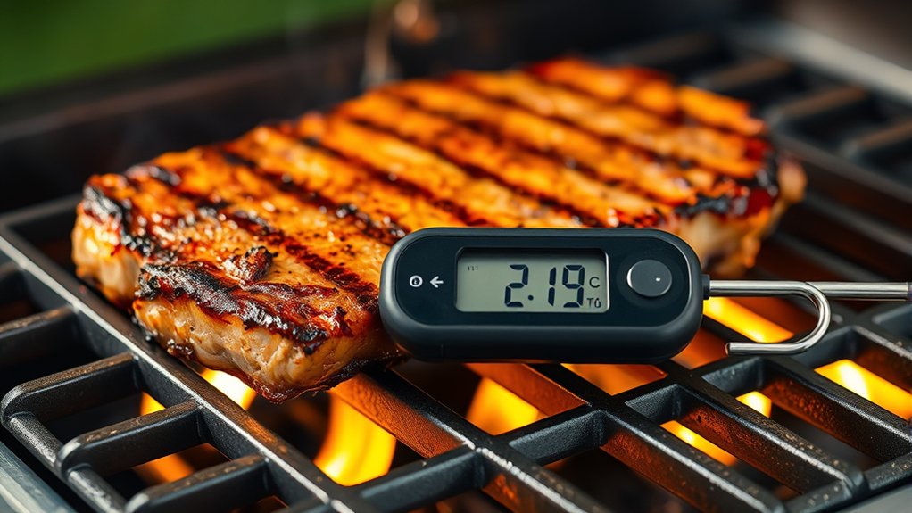 check pork temperature precisely