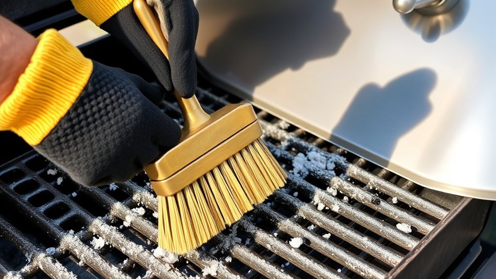 clean grill thoroughly regularly
