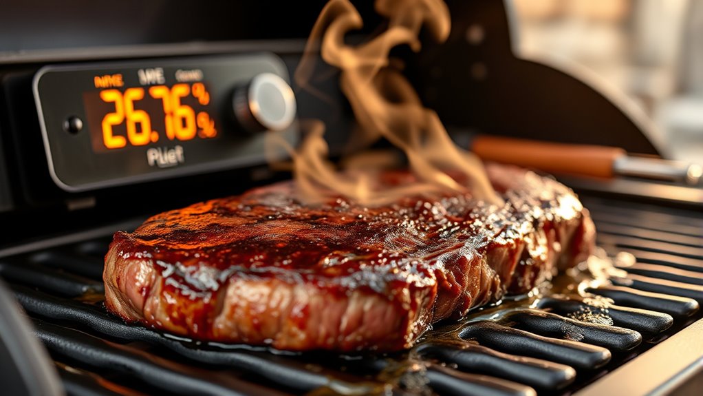consistent heat enhances flavor