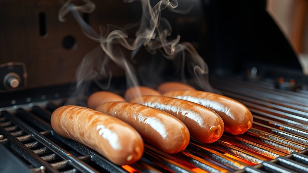 cook brats evenly thoroughly
