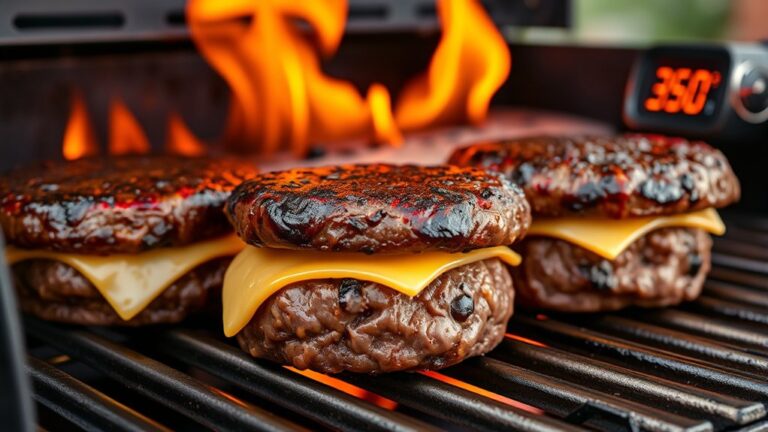 cook burgers at 350 f