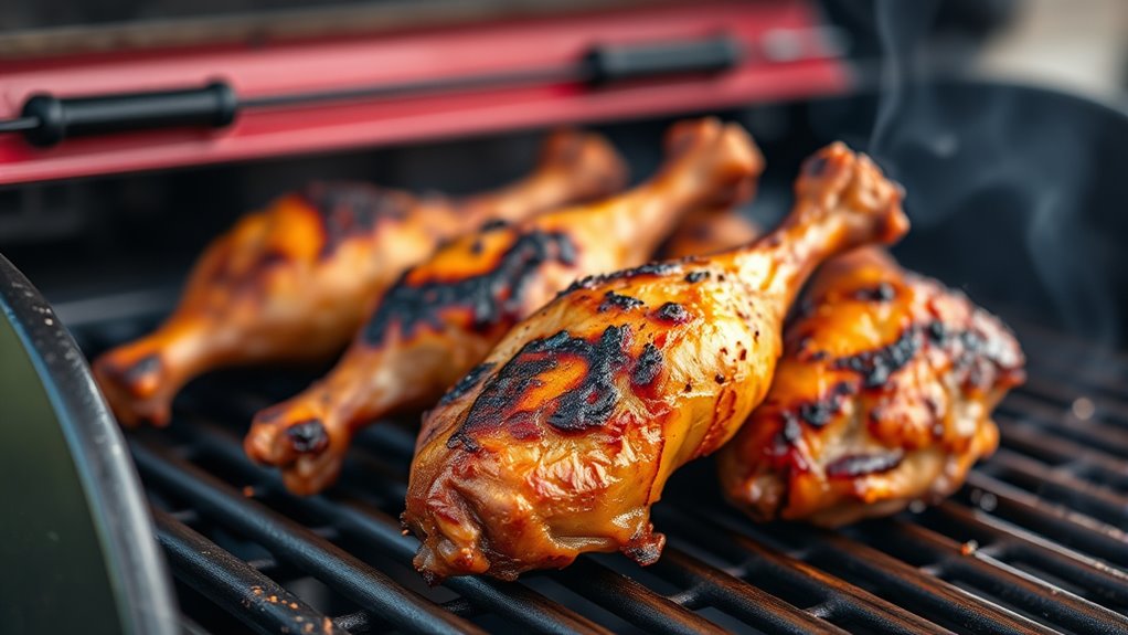 cook chicken legs thoroughly