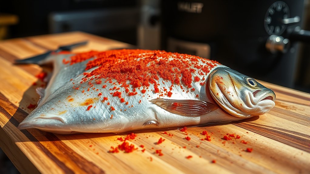 flavorful seasoned smoked trout