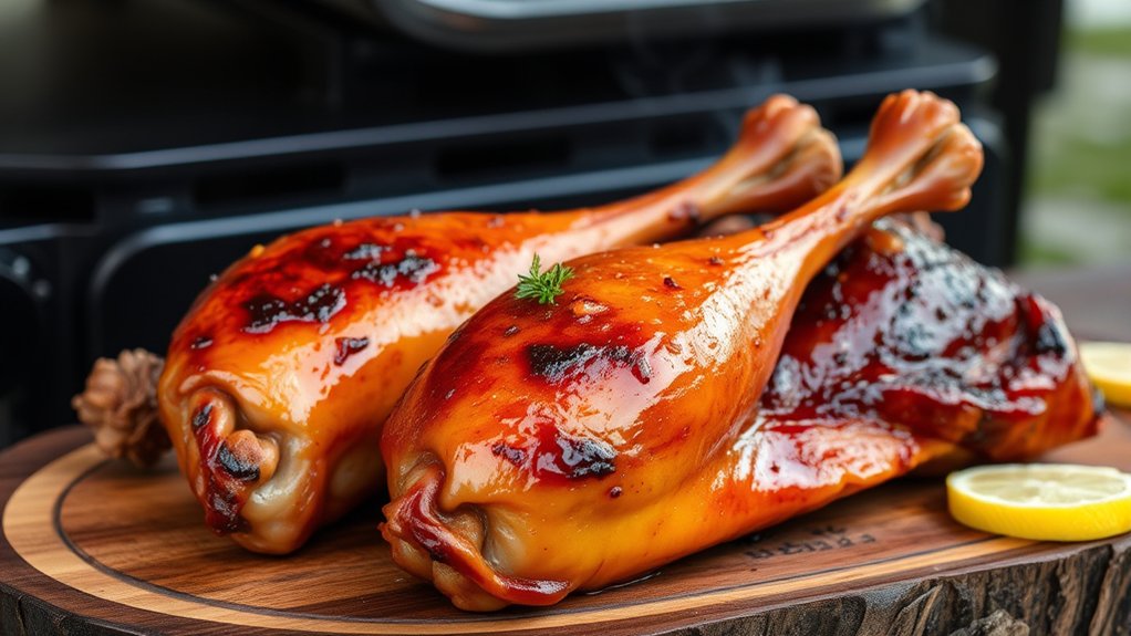 flavorful smoked turkey presentation