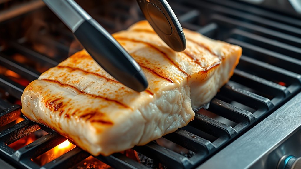 flip carefully cook thoroughly