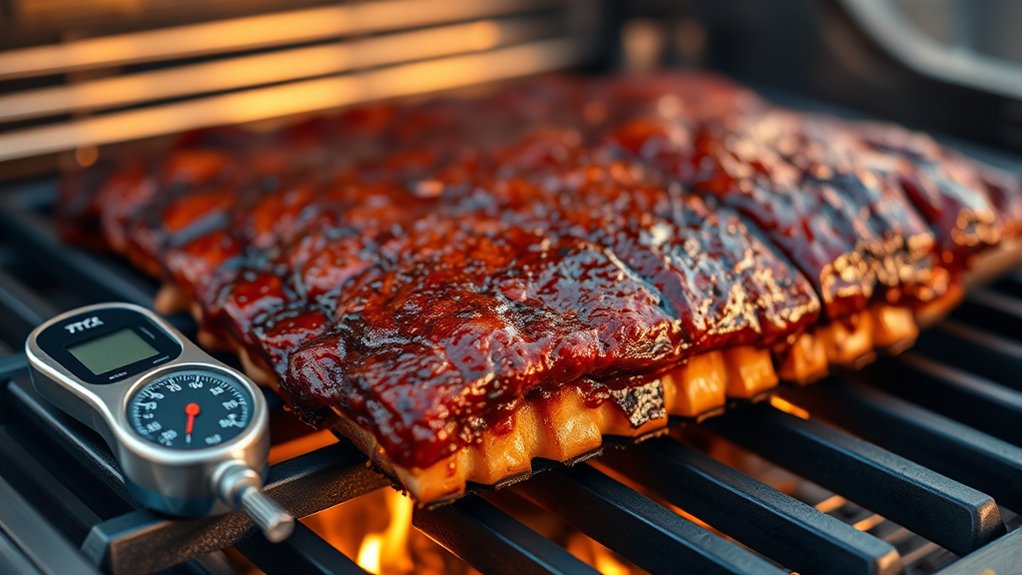 grill beef ribs thoroughly