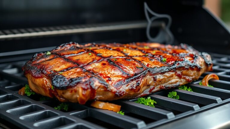 grill brisket in four