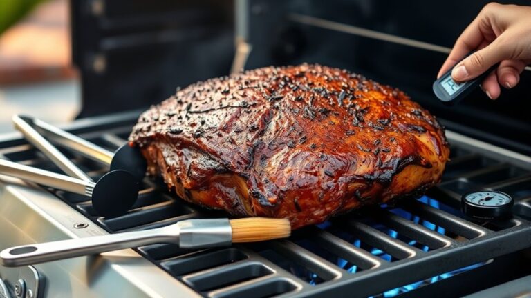 grill brisket in four steps