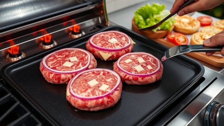 grill burgers in four