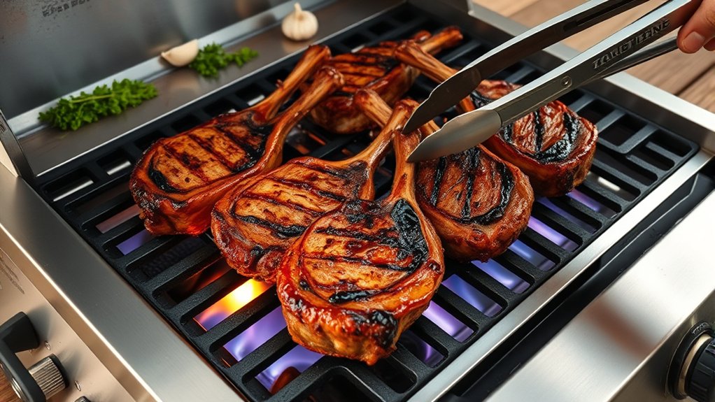 grill lamb chops easily