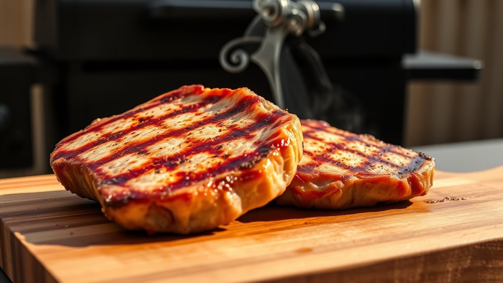 grill pork chops easily