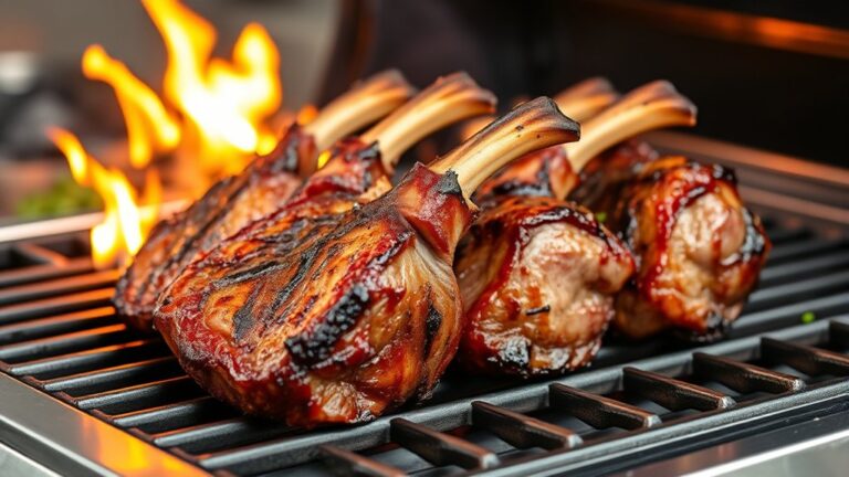 grill rack of lamb