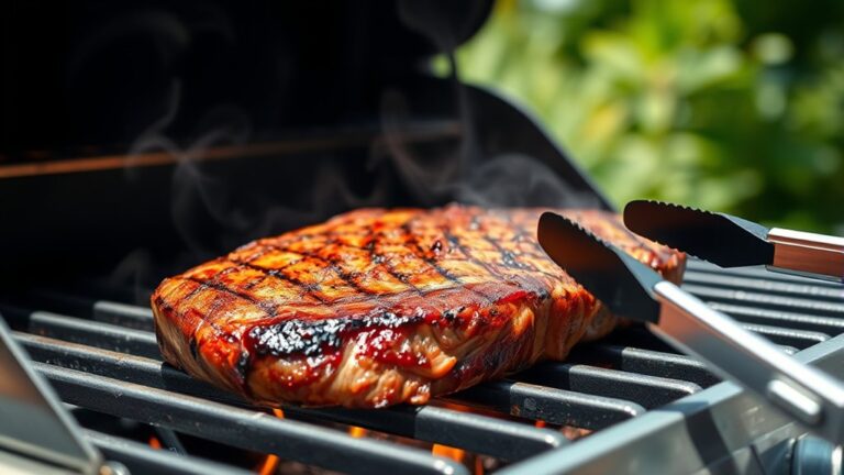 grill ribeye in four