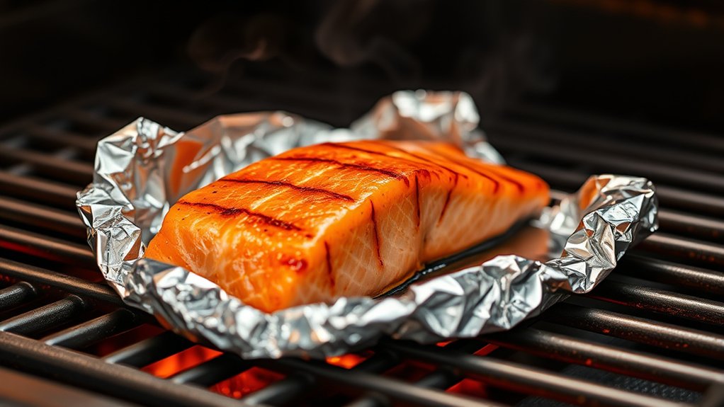grill salmon in foil