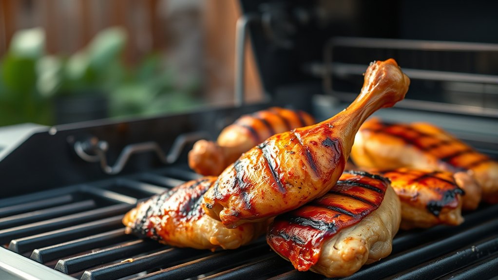 grill turn check rest