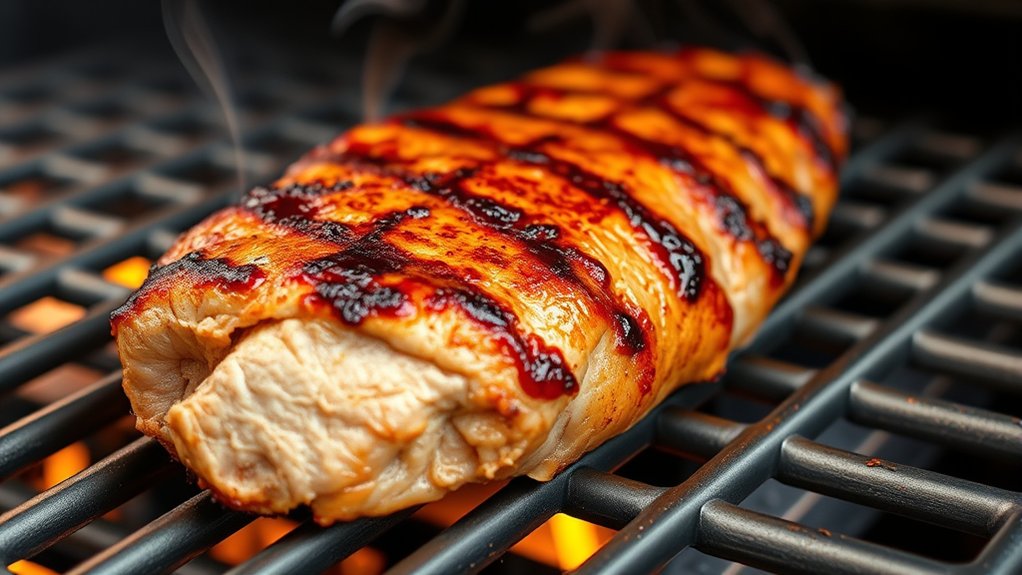 grill turn rest serve