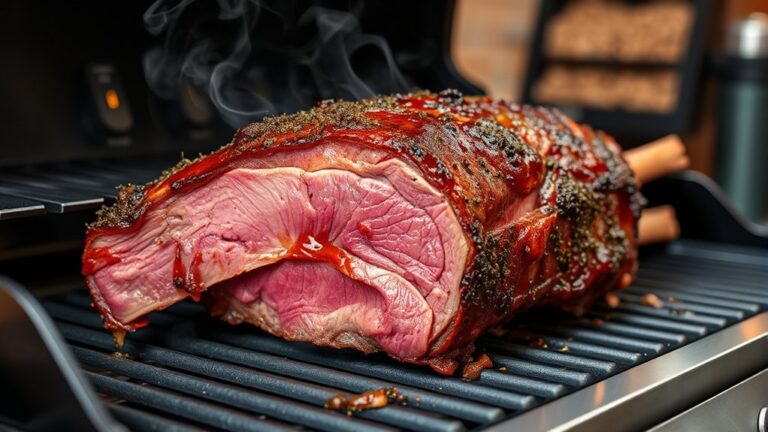 grilling prime rib pellet