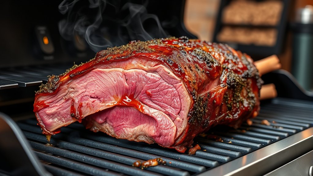grilling prime rib pellet