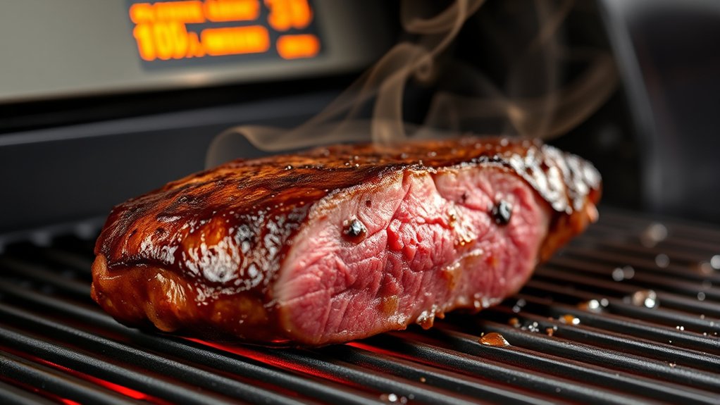 high heat sear tender finish
