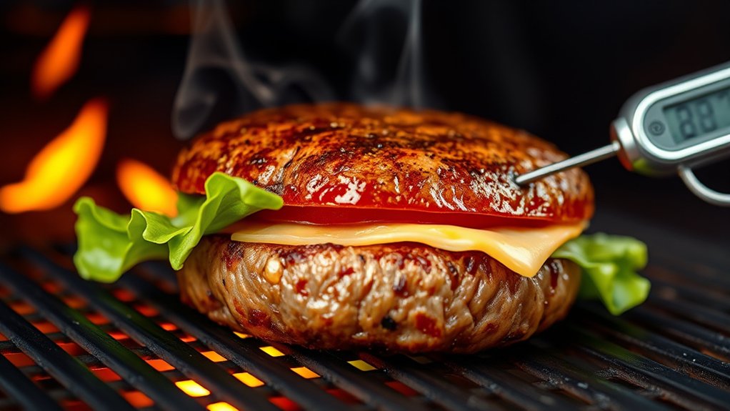 juicy well done burger
