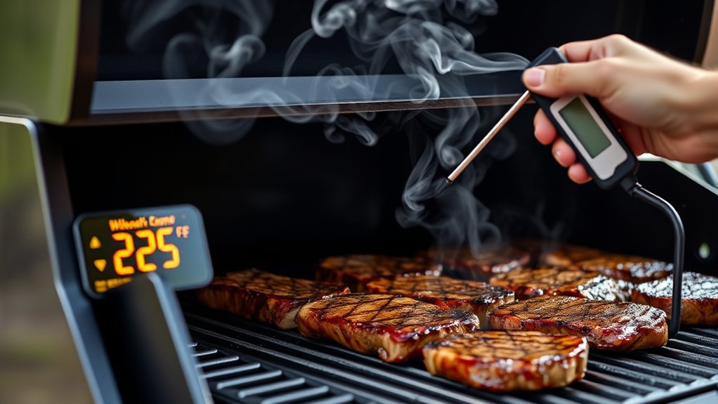 maintain consistent grill temperature