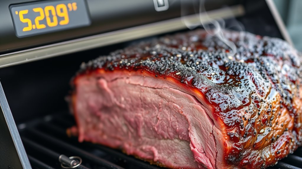 maintain consistent low temperature smoking
