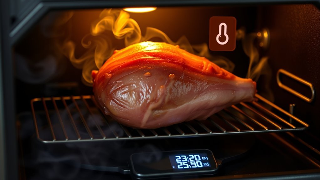 maintain consistent temperature and smoke
