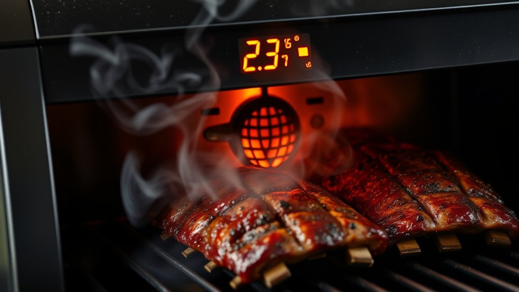 maintain steady grill temperature