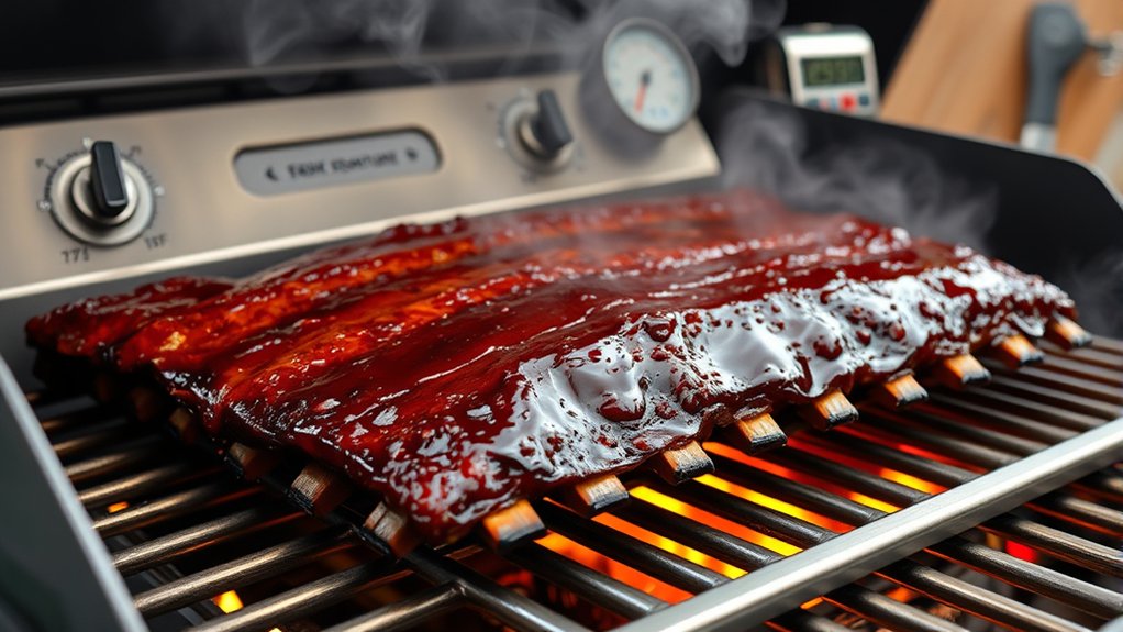maintain steady grill temperature
