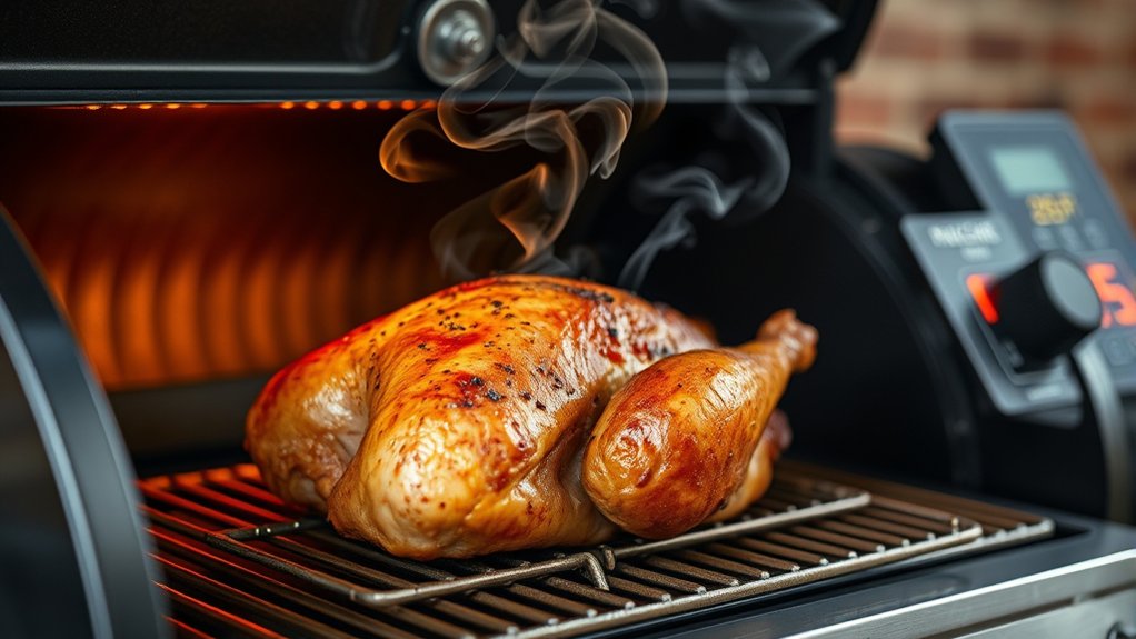 maintain steady grill temperature