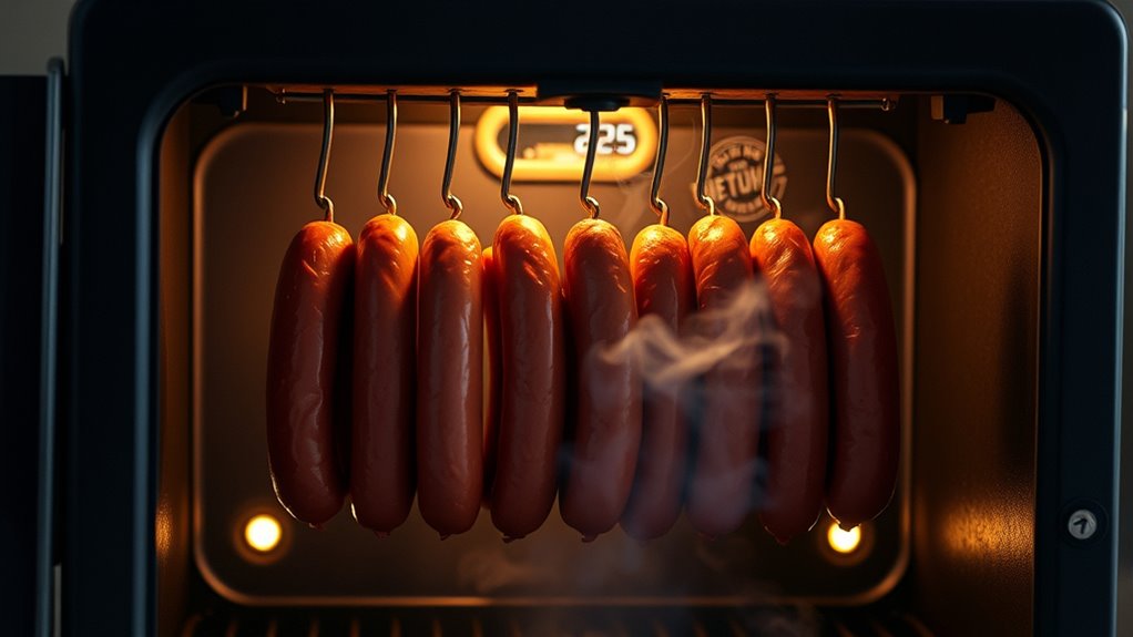 maintain steady heat and smoke