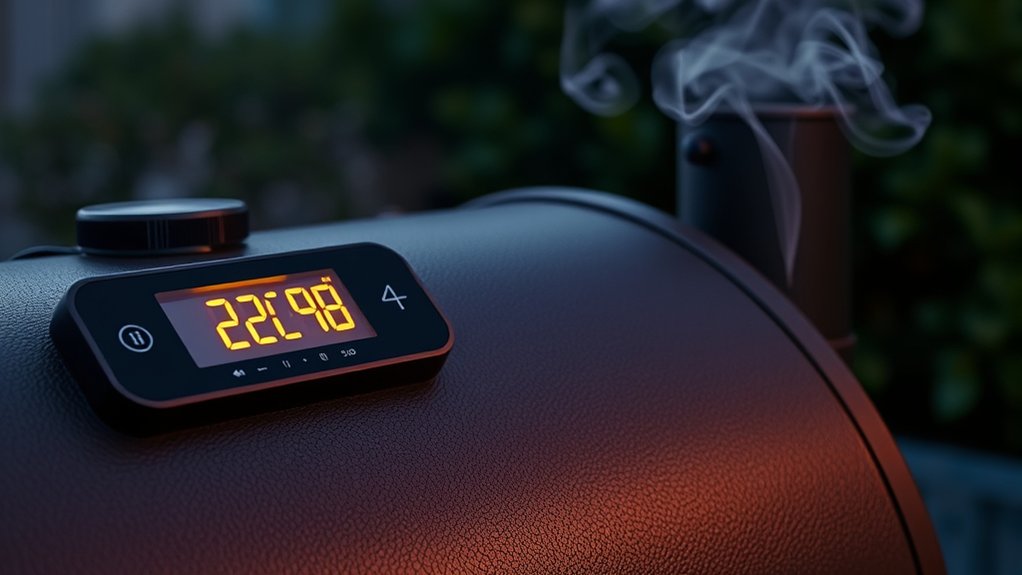 maintain steady smoking temperature