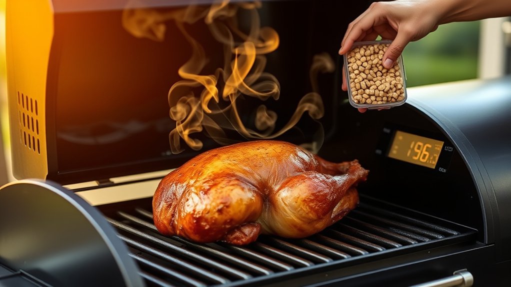maintain steady smoking temperature
