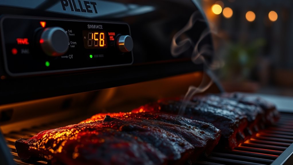 maintain steady smoky heat