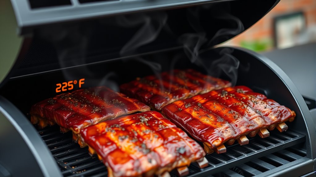 maintain steady temperature and smoke