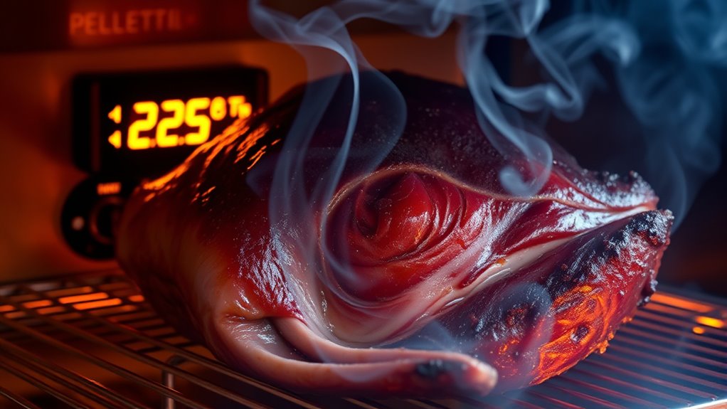 maintain temperature and smoke