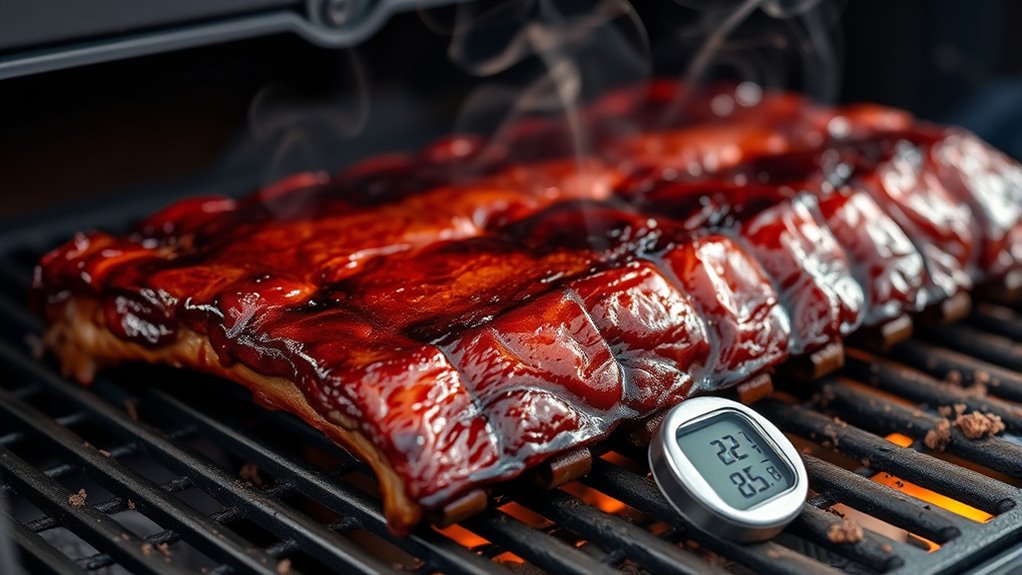 optimal rib cooking temperature