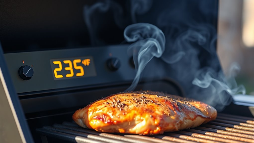optimal temperature and smoke
