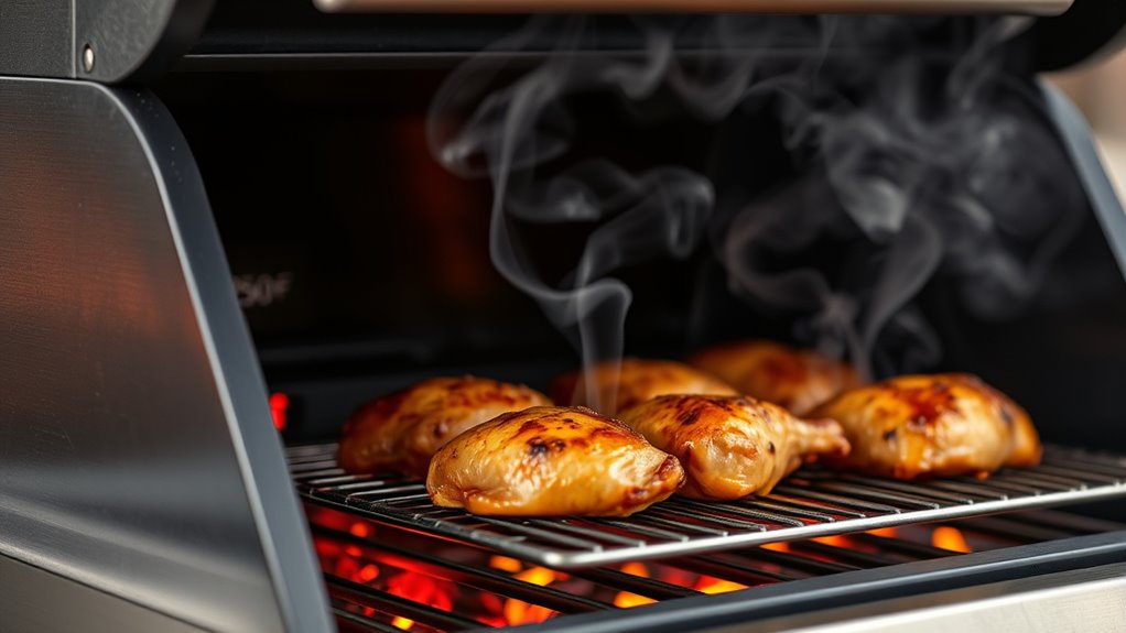 optimal temperature and smoke