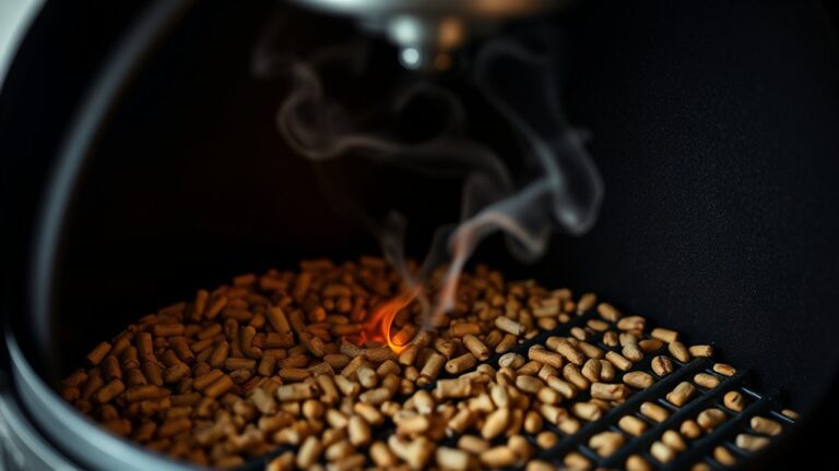 pellet fed cooking process