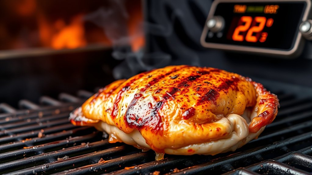pellet grill chicken cooking